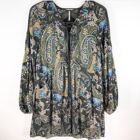 🌼SOLD Free People Rain or Shine mini tunic dress - Picture 4 of 8